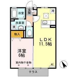 コンフォート石和の物件間取画像